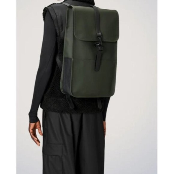 RAINS Backpack for Women and Men - Laptop - Water Resistant Evergreen main image 14